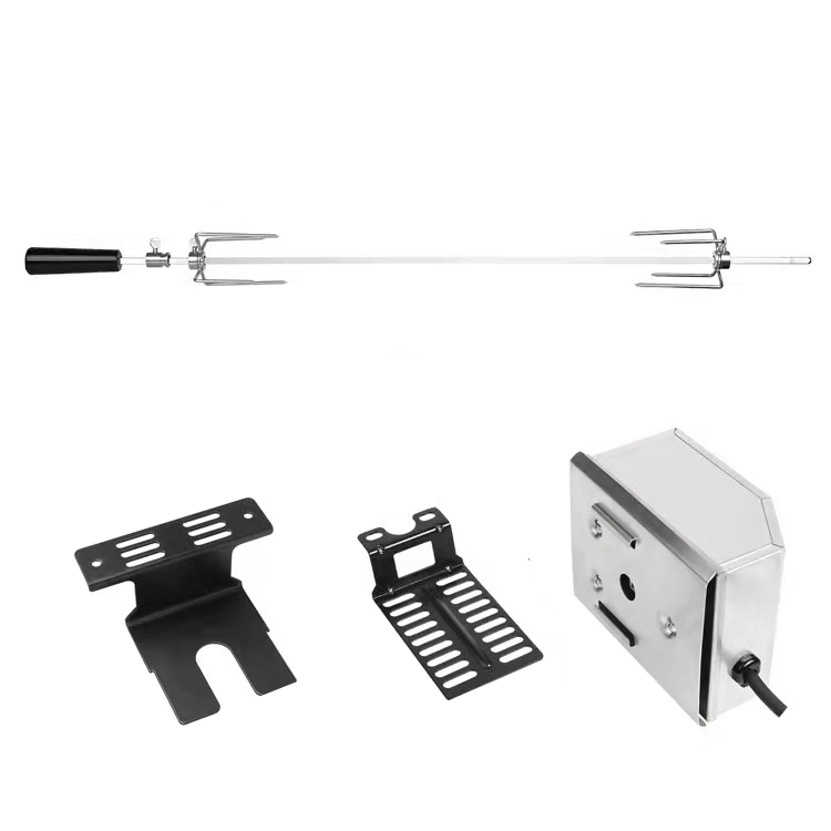 Universal stainless steelBBQ Rotisserie Motor Kit for Grills